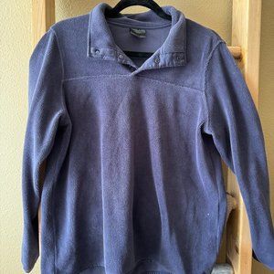 purple fleece sweatshirt